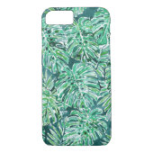 OERWOUD VIBES Green Tropical Monstera Pattern Case-Mate iPhone Case (Achterkant)