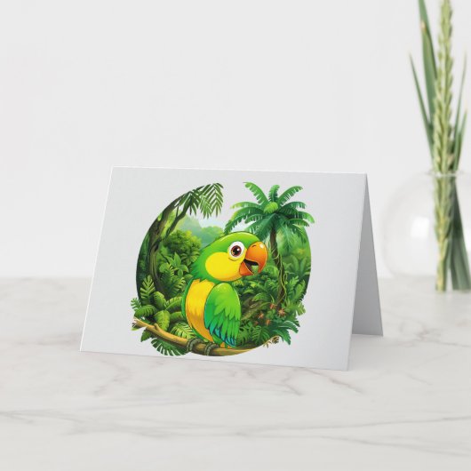 Oerwoud Vibes Kaart (Voorkant)