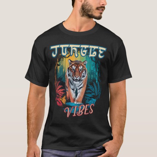 OERWOUD VIBES koele tijger T-shirt (Voorkant)