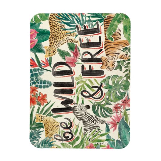 Oerwoud Vibes Magneet (Verticaal)