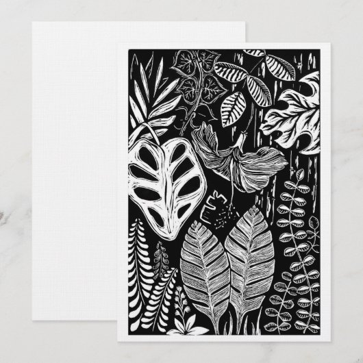 Oerwoud Vibes Notitiekaartje (Voorkant / Achterkant)