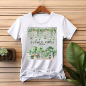 Oerwoud Vibes Oasis Vertical Garden Planten Lover T-shirt