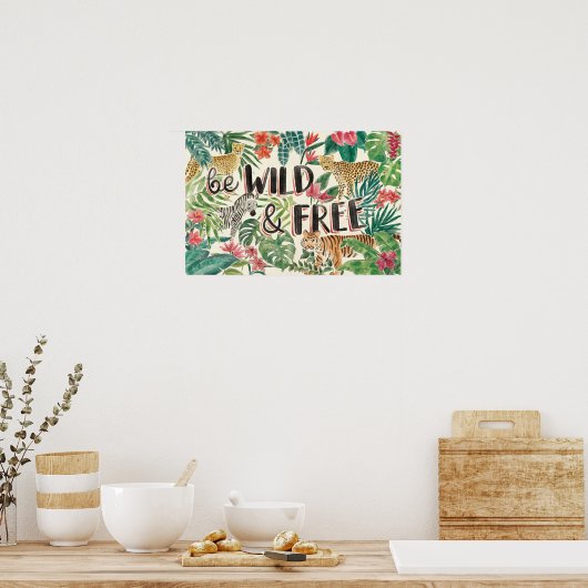 Oerwoud Vibes Poster (Keuken)