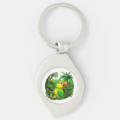 Oerwoud Vibes Sleutelhanger (Voorkant)