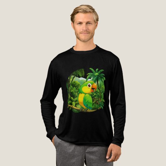 Oerwoud Vibes Tri-Blend Shirt (Voorkant)