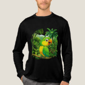 Oerwoud Vibes Tri-Blend Shirt (Voorkant volledig)