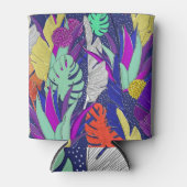 Oerwoud vibrance: palmbladpatroon. blikjeskoeler (Voorkant)