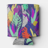 Oerwoud vibrance: palmbladpatroon. blikjeskoeler (Achterkant)