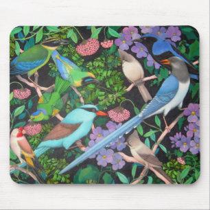 Oerwoud vogels in Azië Muismat