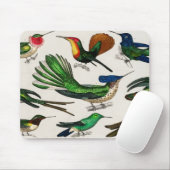 Oerwoud vogels voor kinderdagverblijf muismat (Met muis)