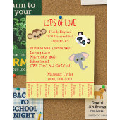 Oerwoud voor dagopvang Dierthema Wegrijden Flyer