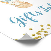 Oerwoud voor snelluchtballon - Geschikt tabelteken Poster (Hoek)