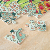 Oerwoud voor veeleisende Waterverf Legpuzzel (Zijkant)