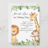 Oerwoud Vrienden Uitnodiging (Voorkant)