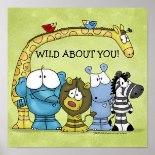 Oerwoud Vrienden-Wild Over jou Poster