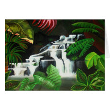 Oerwoud Waterval Wilderheid Acrylverf