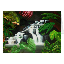 Oerwoud Waterval Wilderheid Acrylverf