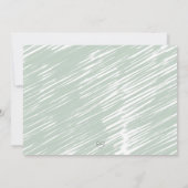 Oerwoud Waterverf Giraffe Olifant baby shower Kaart (Achterkant)