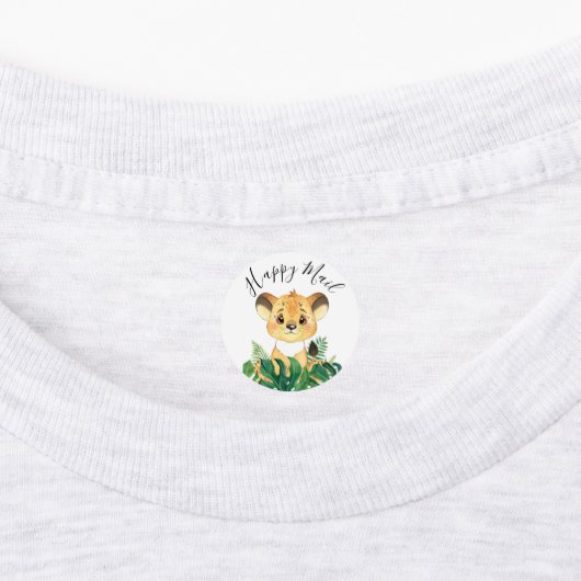 Oerwoud Waterverf leeuwabels Labels (Aangebracht)