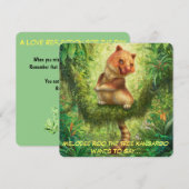 Oerwoud Whispers van Aanmoedigingsserie Platte Kaa (Voorkant / Achterkant)