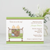 Oerwoud Wieg Twins Kaart (Staand voorkant)