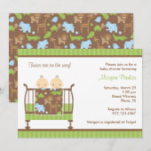 Oerwoud Wieg Twins Kaart (Voorkant / Achterkant)