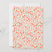 Oerwoud Wild Animal Tropical Baby shower Invitatio Kaart (Achterkant)