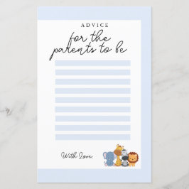 Oerwoud Wild Een Baby shower Advies voor de Ouders