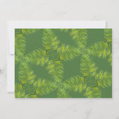 Oerwoud Wild Een Meisje 1e Verjaardag Foto Kaart (Achterkant)