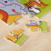 Oerwoud Wilde Baby Animals Puzzle Legpuzzel (Zijkant)