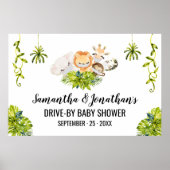 Oerwoud Wilde Baby showers Poster (Voorkant)