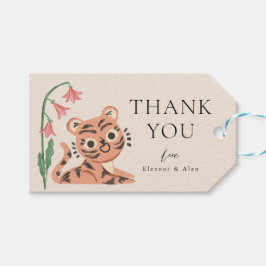 Oerwoud Wilde Dierlijke Tijger Kinder Partij Gift Cadeaulabel