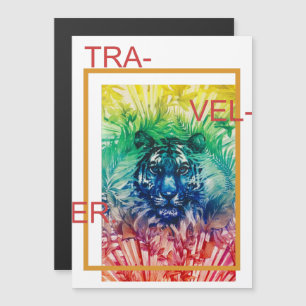 Oerwoud Wilde tijger Tropische bladeren