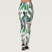 Oerwoud Zebra Elephant Giraffe Safari Animals Leggings (Achterkant)