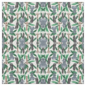 Oerwoud Zebra Elephant Giraffe Safari Animals Stof (Swatch)