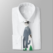 Oerwoud Zebra Elephant Giraffe Safari Animals Stropdas (Gebonden)