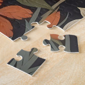 Oerwoud Zebra Floral Legpuzzel (Zijkant)