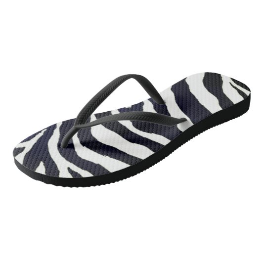 Oerwoud Zebra Print Summer Sandal Teenslippers (Schuin)
