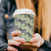 Oerwoud Zebra Wild Pattern Papieren Bekers