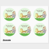 OERWOUD ZOO PARTY  Favor Sticker (Vel)
