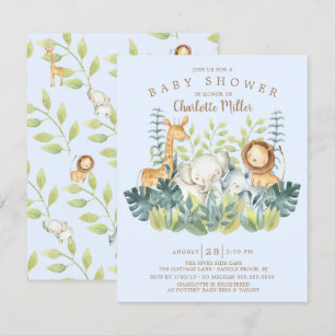 Oerwouden Baby shower Kaart