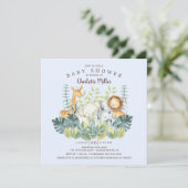 Oerwouden Baby shower Kaart (Staand voorkant)