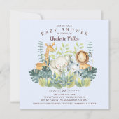 Oerwouden Baby shower Kaart (Voorkant)