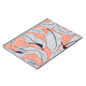 Oerwouden bladeren naadloos tropisch patroon notitieboek (Linkerzijde)