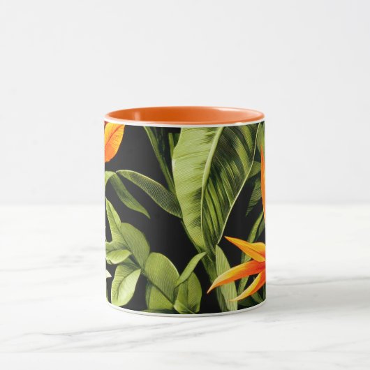 Oerwouden bloemen mok (Midden)