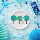 Oerwouden Bord op zeedagen - Giraffe (Feest)