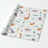 oerwouden cadeaupapier (Uitgerold)
