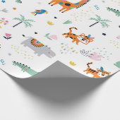 oerwouden cadeaupapier (Hoek)