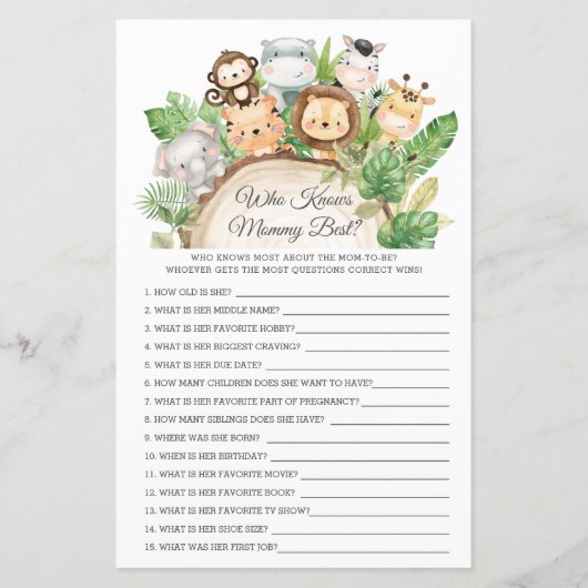 Oerwouden die het beste schoenspel van mama kennen (Voorkant)