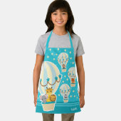 Oerwouden die vliegen in het Kind van luchtballonn Schort (Insitu)